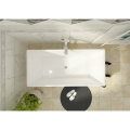 White Color Acrylic Modern Style  Free Standing  MassageBathtub